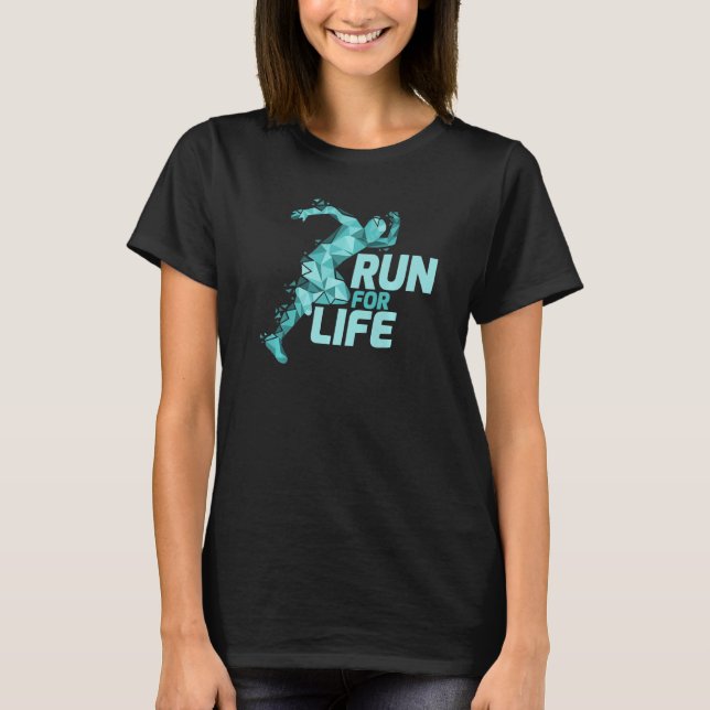 Camiseta Runner de la maratón Run For Life (Anverso)