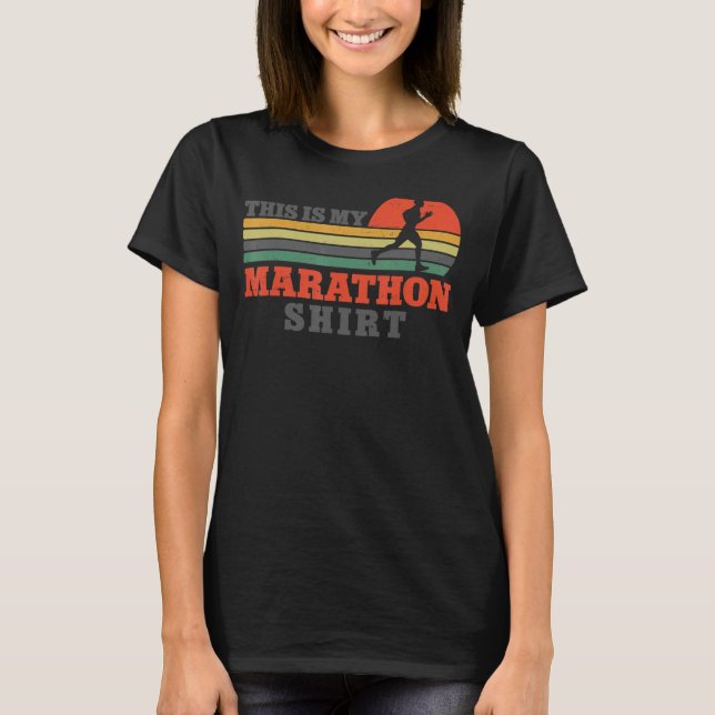 Camiseta Runner Half Marathon Vintage Retro Esto Es (Anverso)