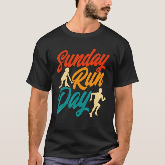 Camiseta Runner Half Marathon Vintage Run Day (Anverso)