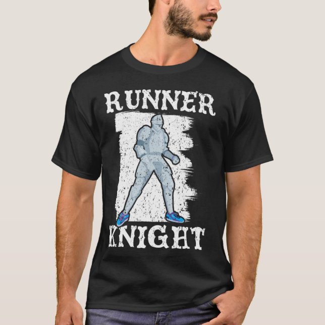 Camiseta Runner Knight Medieval Knighthood Warrior 1 (Anverso)