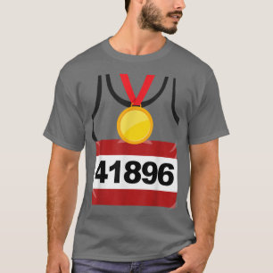 Camiseta Runner mitad Marathon Halloween Costume Vin