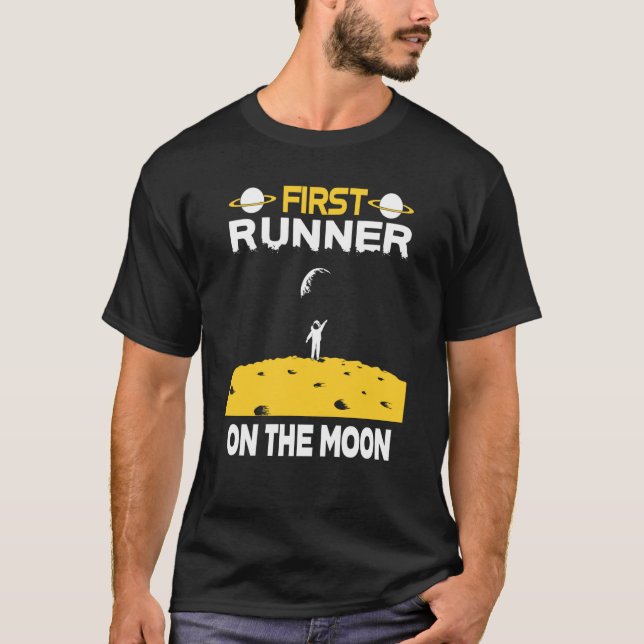 Camiseta Runner On The Moon (Anverso)