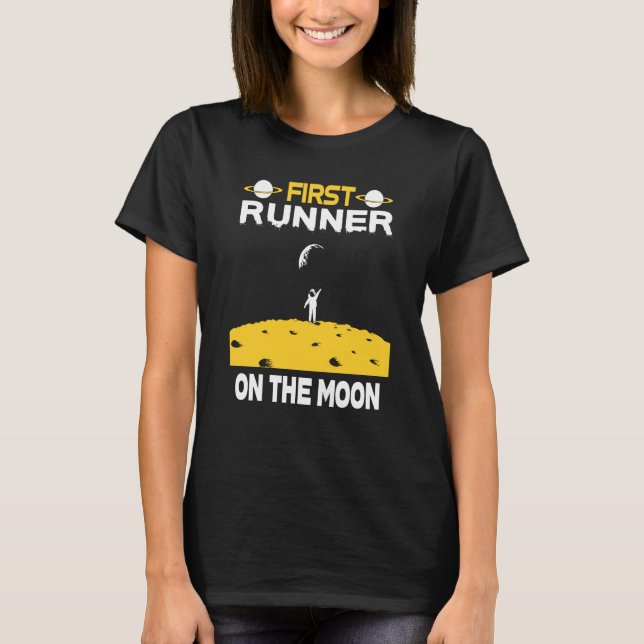 Camiseta Runner On The Moon (Anverso)