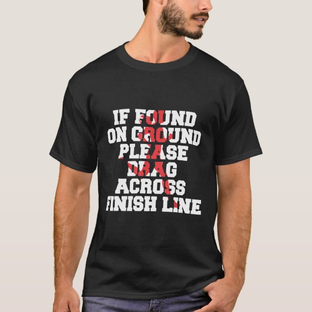 Camiseta Runner Workout Sarcastic Funny Fitness Lov (Anverso)