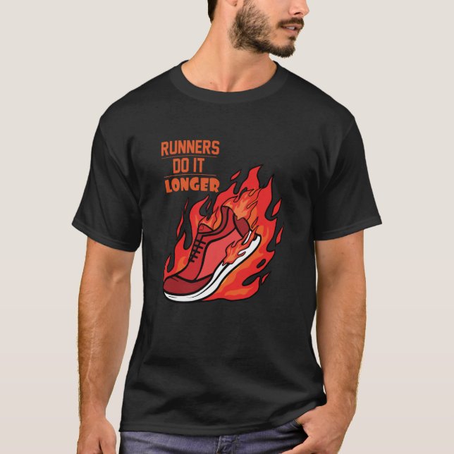 Camiseta Runners Do Longer Running Sport Triathlon Marathon (Anverso)