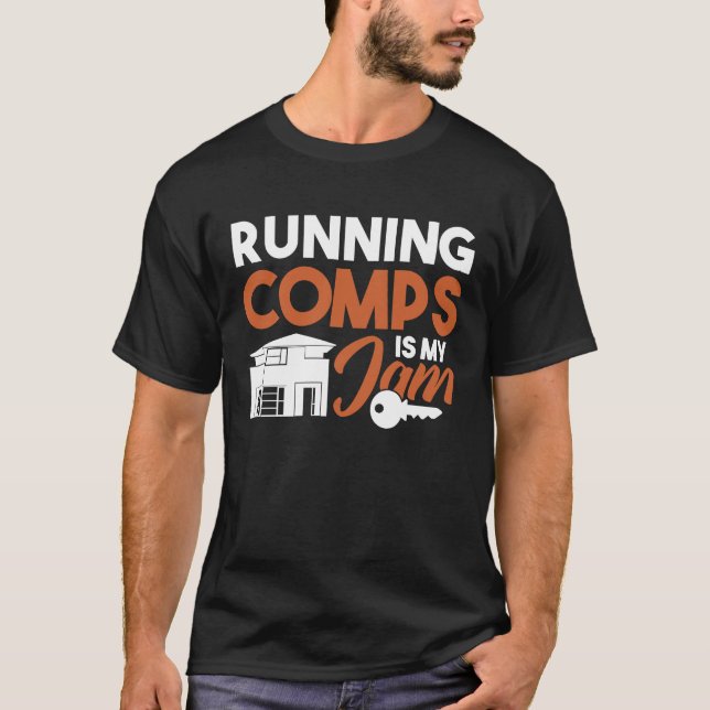Camiseta Running Comps is my Jam Realtor (Anverso)