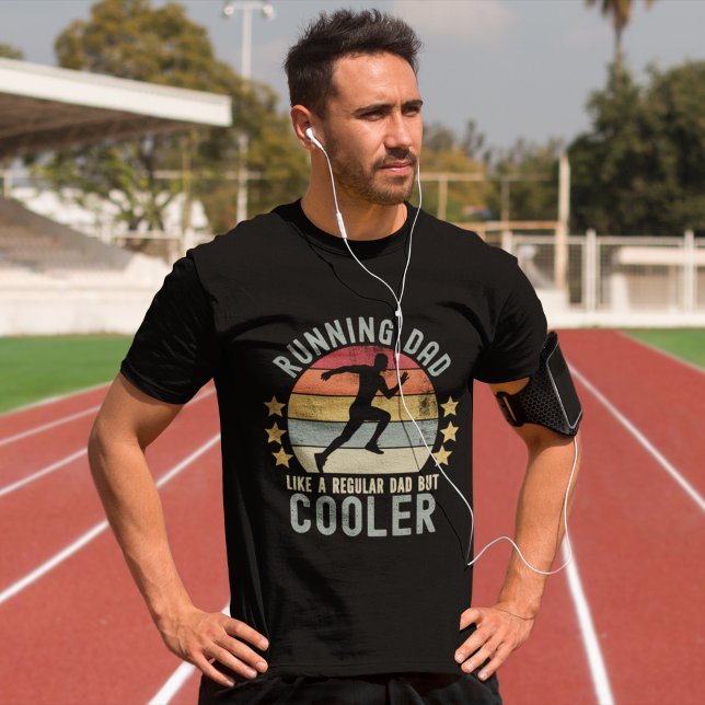 Camiseta Running Dad Like a Regular Dad But Cooler (Subido por el creador)