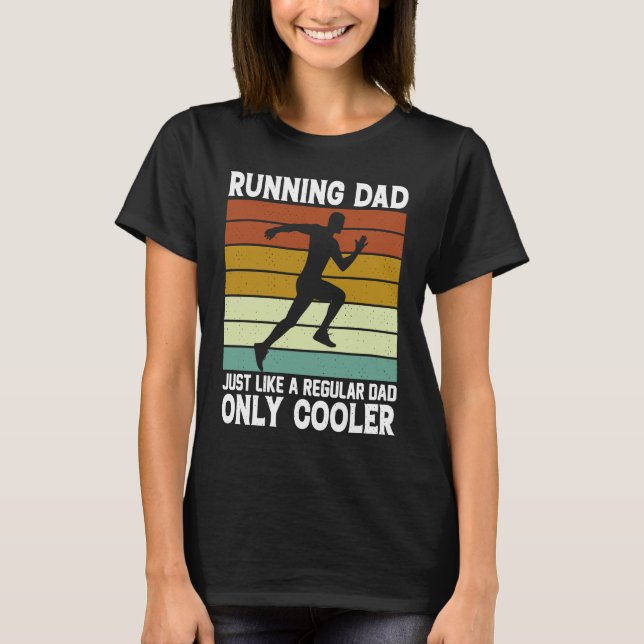 Camiseta Running Dad  Marathon Runner Father's Day Coach (Anverso)