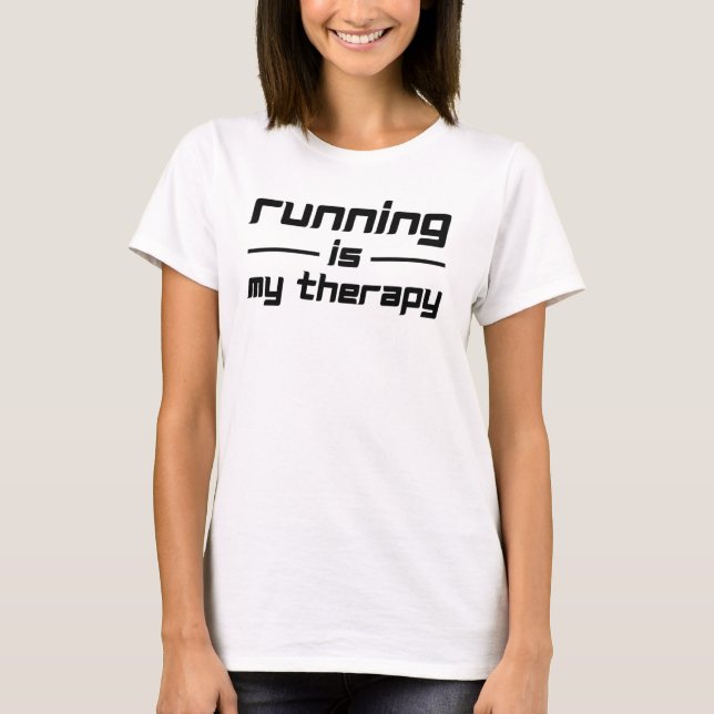Camiseta Running Is My Therapy (Anverso)