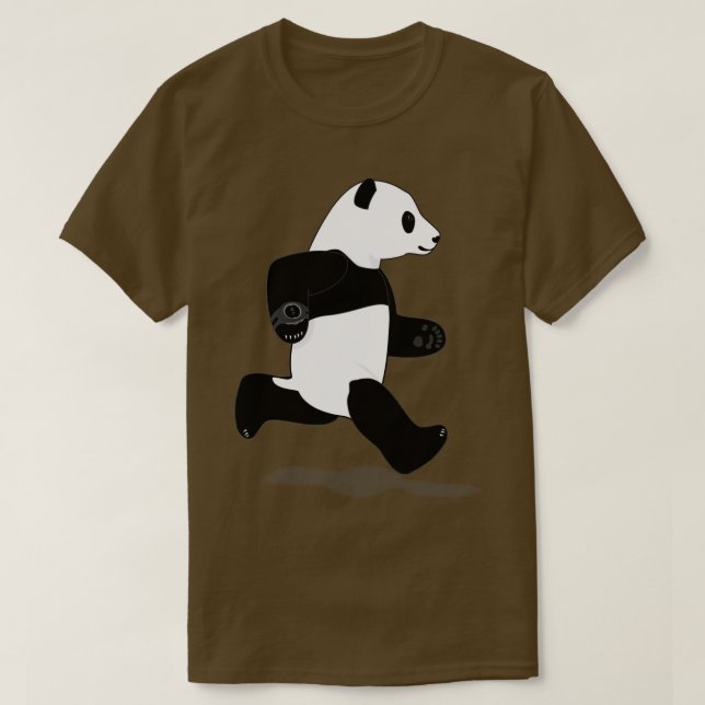 Camiseta Running Panda (Diseño del anverso)