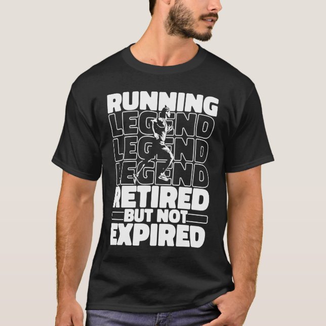 Camiseta Running Retired Jogging Run Jogger  Runner (Anverso)