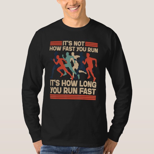 Camiseta Running Runner Half Marathon It's Not How Fast You (Anverso)