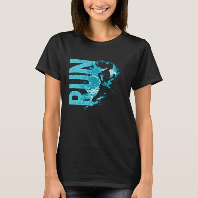 Camiseta Running Walking  Runner Girls Women  1 (Anverso)