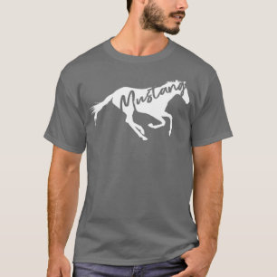 Camiseta Running Wild Mustang Horse Breed Lover Silhouette 