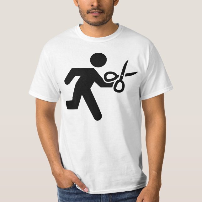 Camiseta Running with Scissors (Anverso)