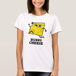 Camiseta Runny Cheese Funny Food Pun