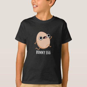 Camiseta Runny Egg Funny Hugo Pun Dark BG