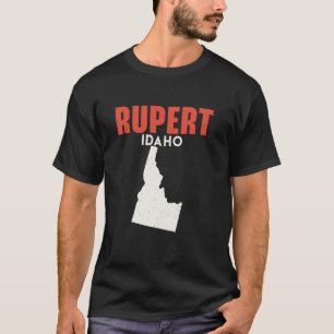 Camiseta Rupert Idaho Estados Unidos EE.UU. Viajes Idahoan
