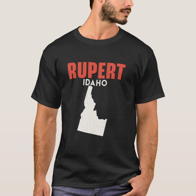 Camiseta Rupert Idaho Estados Unidos EE.UU. Viajes Idahoan (Anverso)