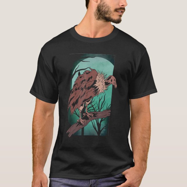 Camiseta Ruppels Griffon Scavenger Bird Luna Llena (Anverso)