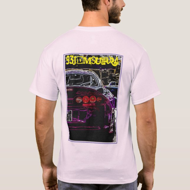 Camiseta "Ruptura de cuello, no corazón" Toyota Supra Tee (Reverso)