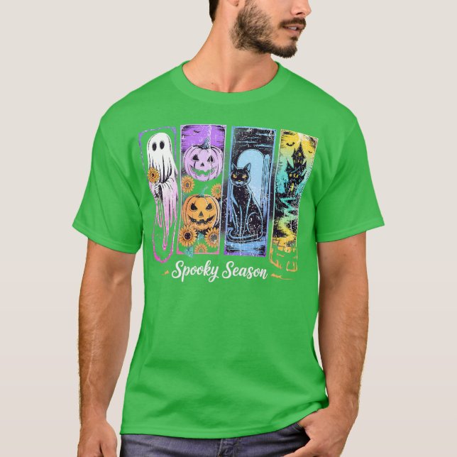 Camiseta Ruptura de temporada espeluznante (Anverso)
