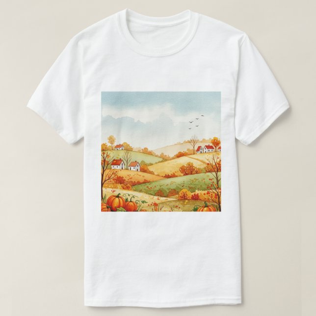 Camiseta Rural landscape (Diseño del anverso)