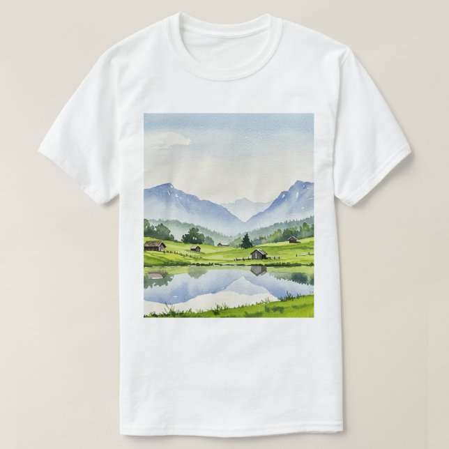 Camiseta Rural landscape (Diseño del anverso)