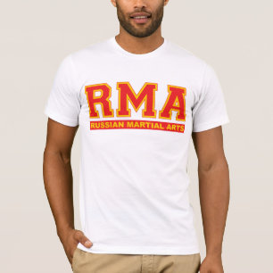 Camiseta rusa de los artes marciales de RMA