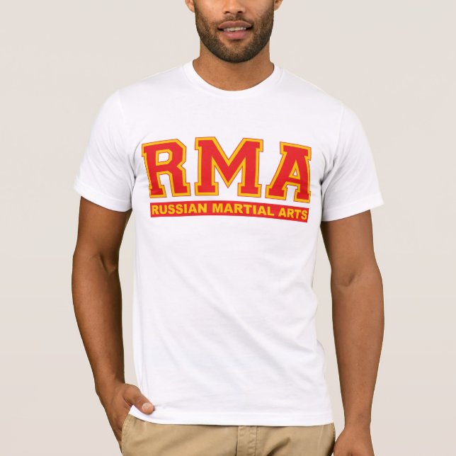 Camiseta rusa de los artes marciales de RMA (Anverso)