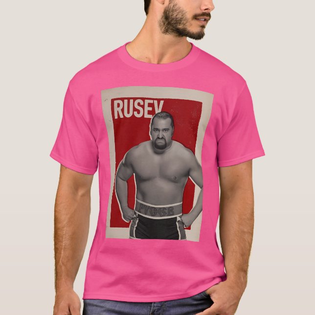 Camiseta Rusev Poster Vintage (Anverso)