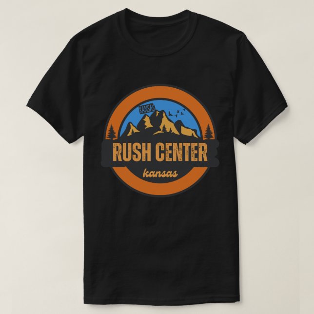 Camiseta Rush Center, Kansas (Diseño del anverso)