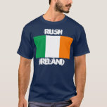 Camiseta Rush, Fingal, Irlanda<br><div class="desc">Rush, Irlanda con bandera irlandesa. Rush significa "península de los tíos"), oficialmente An Ros, es una comunidad costera en Fingal, Irlanda. Fue una de las pocas ciudades del histórico condado de Dublín. El Rush se encuentra en la costa del mar de Irlanda, entre Skerries y Lusk, y cuenta con un...</div>