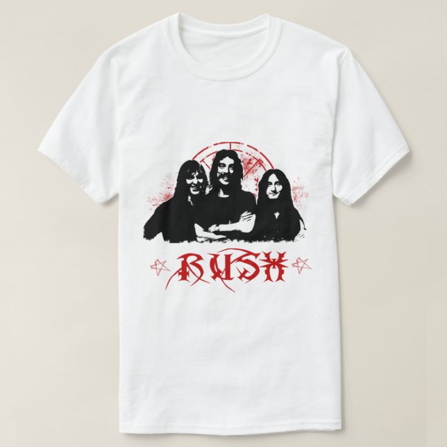 Camiseta Rush, leyenda de rock de banda musical (Diseño del anverso)