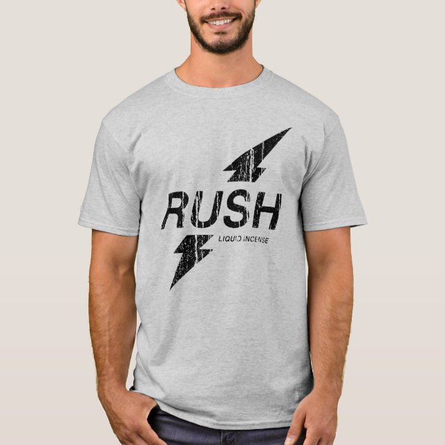 Camiseta Rush Negro (Anverso)