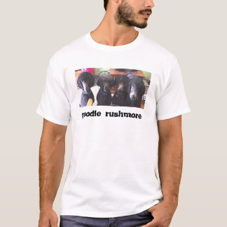 Camiseta rushmore del caniche