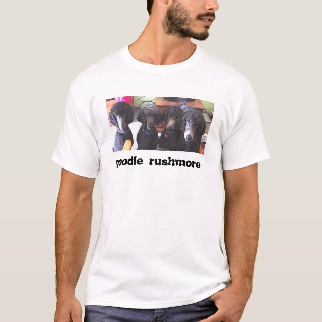 Camiseta rushmore del caniche (Anverso)
