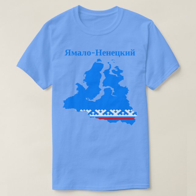 Camiseta Rusia autónoma de YamaloNenets (Diseño del anverso)