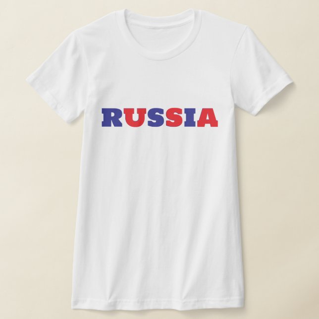 Camiseta Rusia azul Estados Unidos (Distribución)
