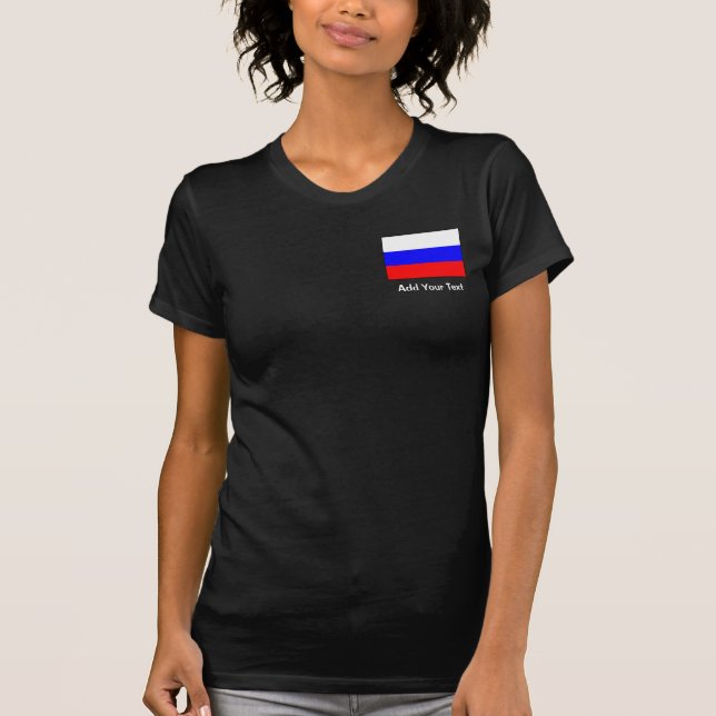 Camiseta Rusia - Bandera rusa (Anverso)