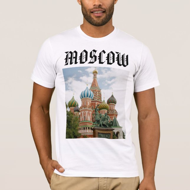 Camiseta Rusia-c, MOSCÚ (Anverso)