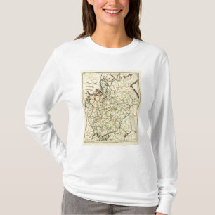 Camiseta Rusia en Europa con los límites resumidos