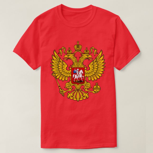 Camiseta Rusia Escudo (Diseño del anverso)