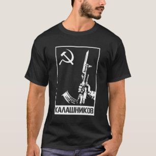 Camiseta Rusia Kalashnikov Rifle Ussr Moscú