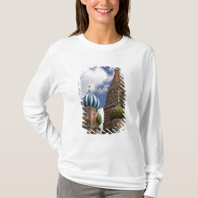 Camiseta Rusia, Moscú, Plaza Roja. St. Basil 4 (Anverso)