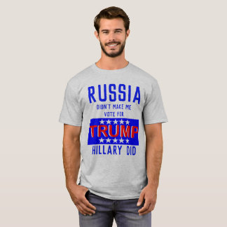 Camiseta Rusia no hizo que vota por el triunfo Hillary hizo