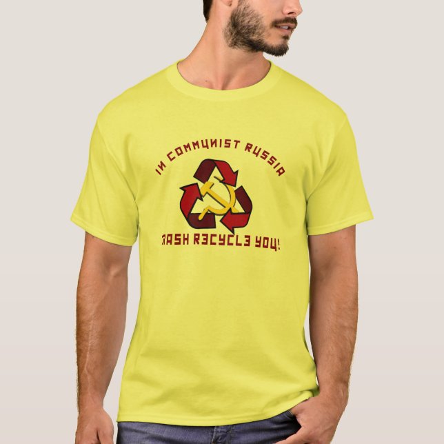 Camiseta Rusia recicla (Anverso)