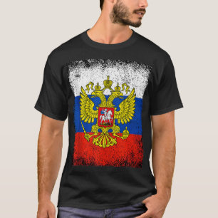 Camiseta Rusia Rusia Escudo de armas Mos de la Federación d