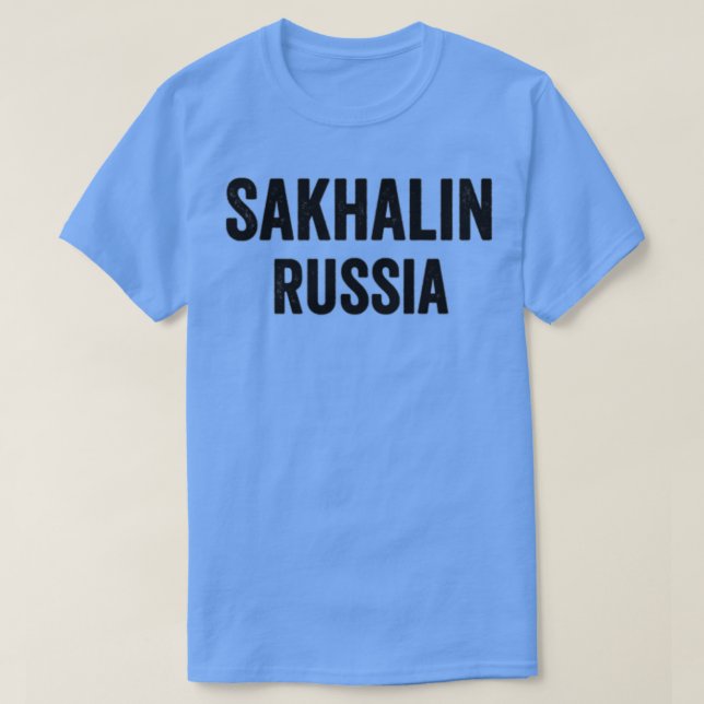 Camiseta Rusia Sakhalin (Diseño del anverso)