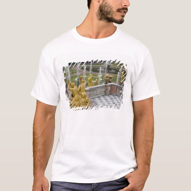 Camiseta Rusia, San Petersburgo, Peterhoff (también conocid (Anverso)